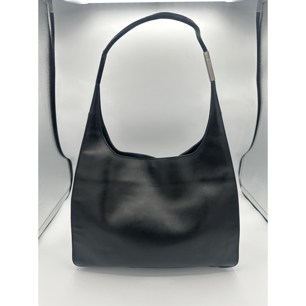 Gucci Black Leather Shoulder Bag